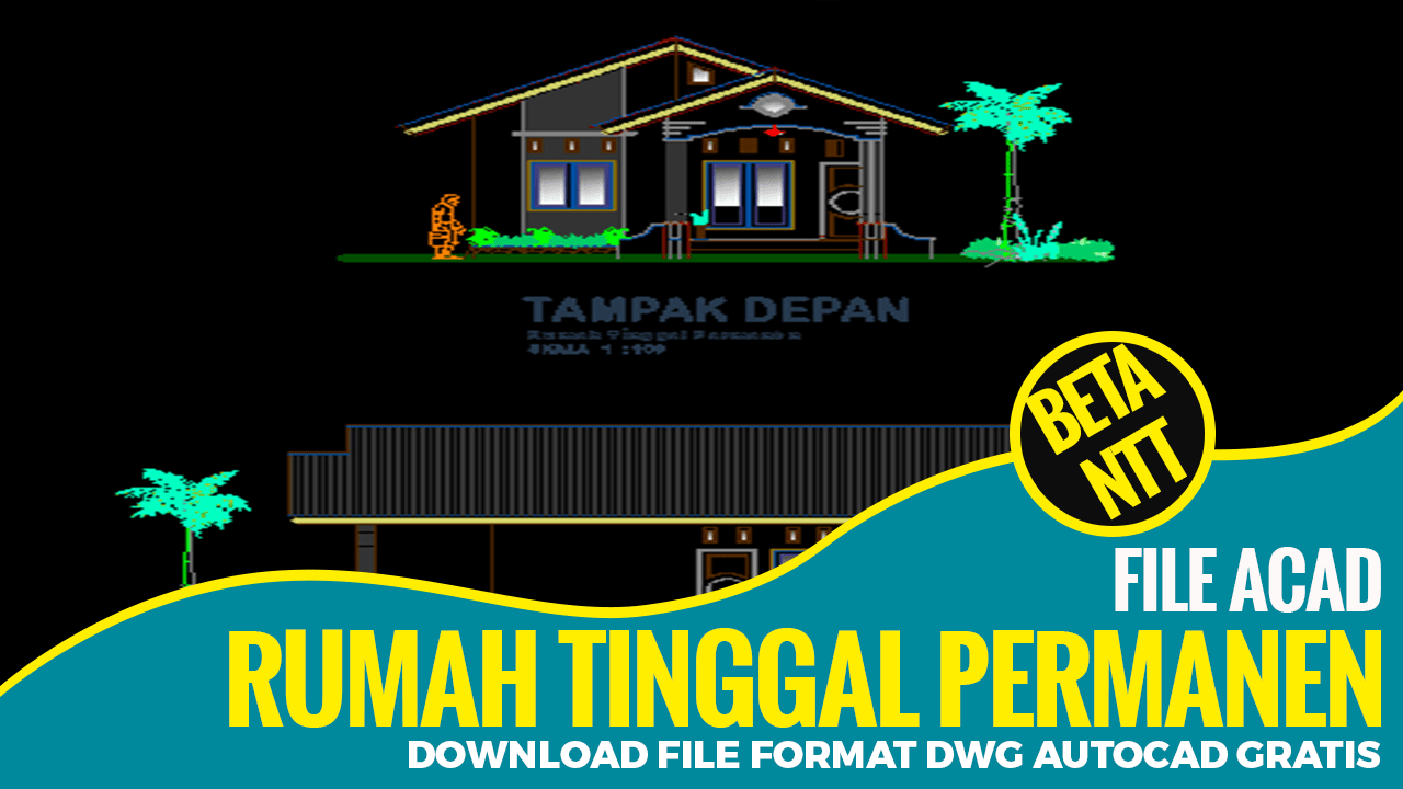 Download Rumah Ukuran 6x9M Tipe DWG AutoCAD Lengkap ...