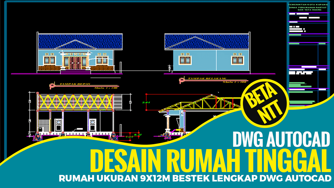 Download Gambar Rumah Sakit 3 Lantai Bestek Lengkap DWG 