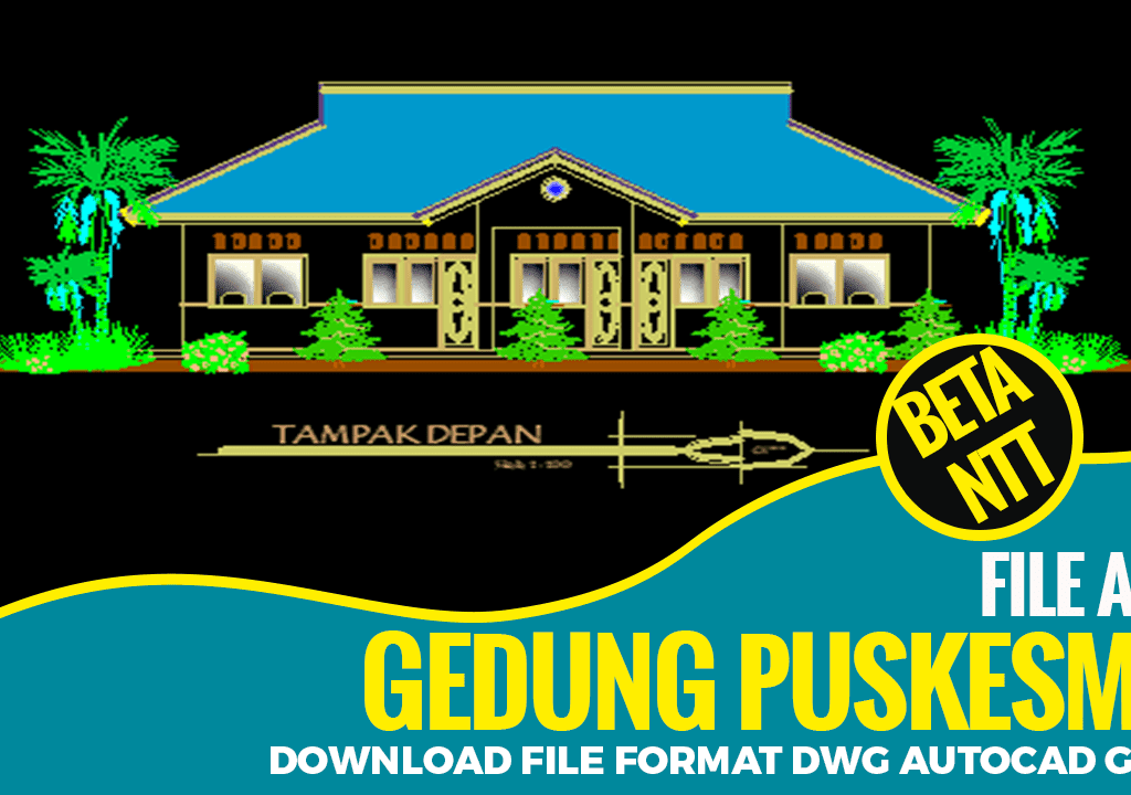 Download Gedung Puskesmas Bestek Lengkap File DWG AutoCAD