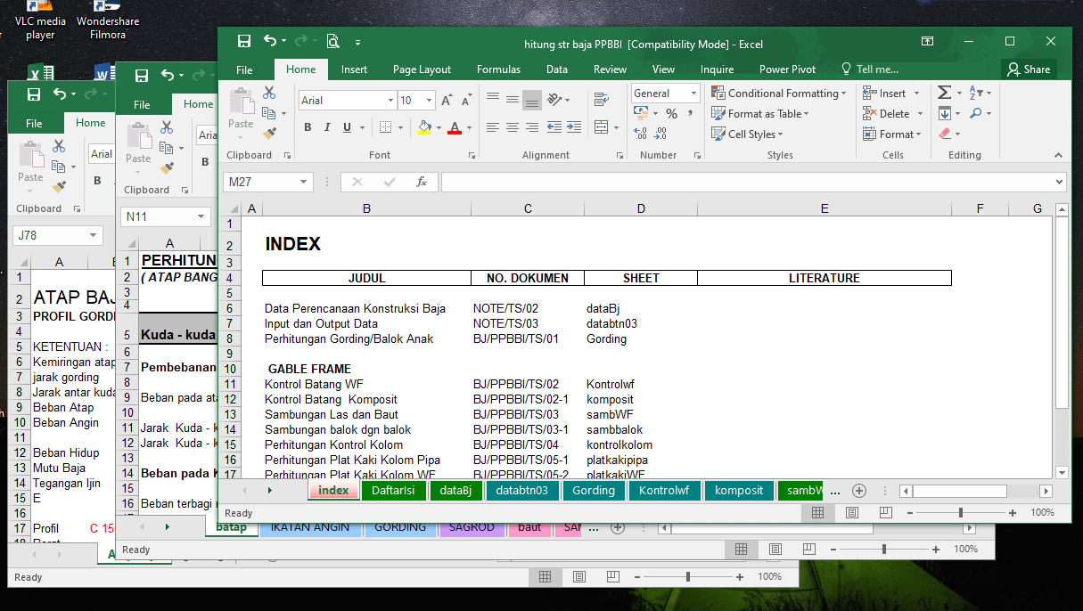Download File Excel Perhitungan BAJA Terlengkap.