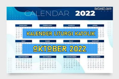 Kalender Liturgi Katolik Bulan Oktober 2022