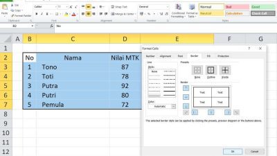 Cara Membuat Tabel di Excel Borders-02