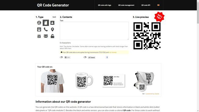 goqr.me QR Code Generator Online