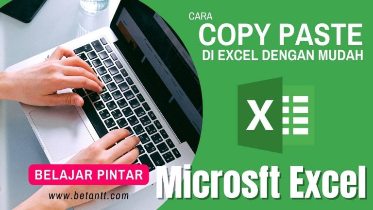 Belajar Cara Copy Paste di Excel Dengan Mudah | BETANTT